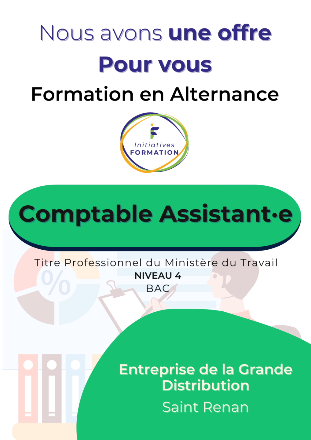 Offres alternance CA - Accueil - Quimper Brest